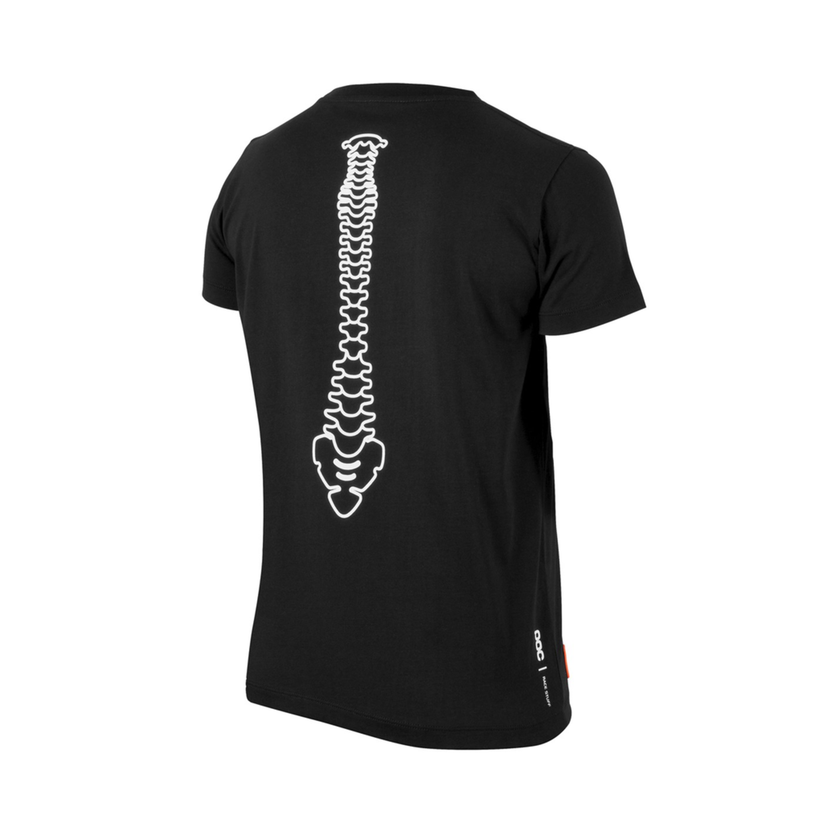 POC POC T-SHIRT RACE STUFF SPINE TEE JUNIOR URANIUM BLACK