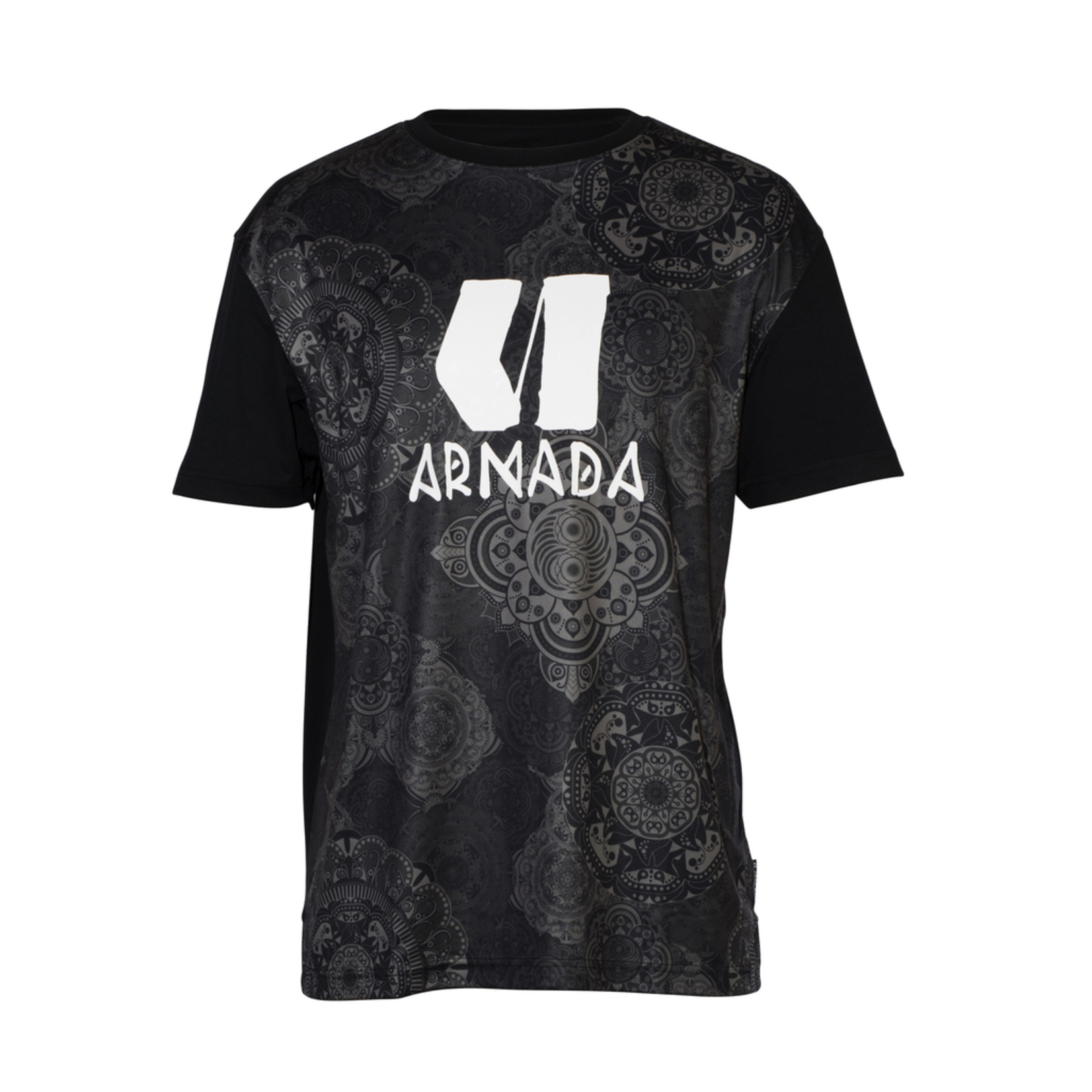 ARMADA LAYER ZONE TECH TEE BLACK MANDALA