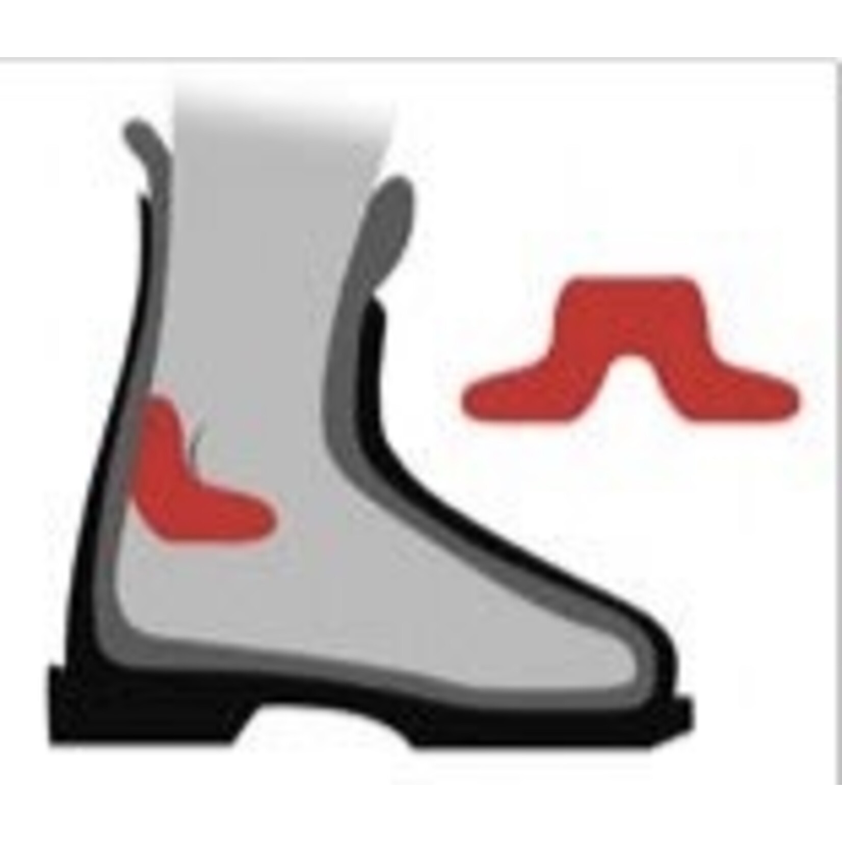SKI BOOT PAD MODIFIED WRAP AROUND SMALL FIRM FOAM SINGLE