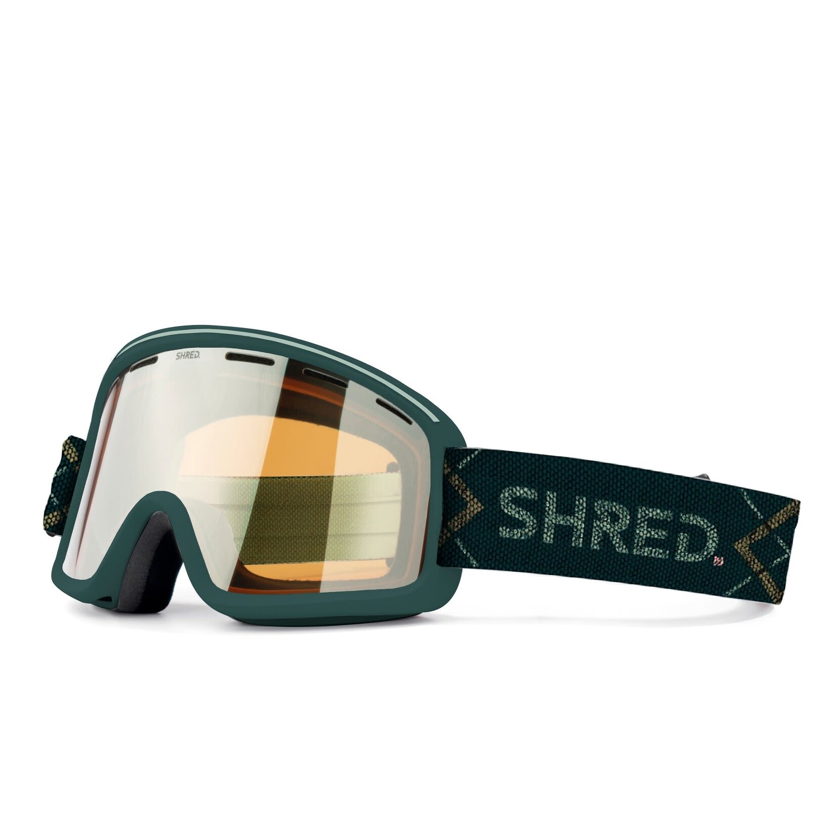 SHRED SHRED SKI GOGGLES MONOCLE BIGSHOW RECYCLED  - SILVER