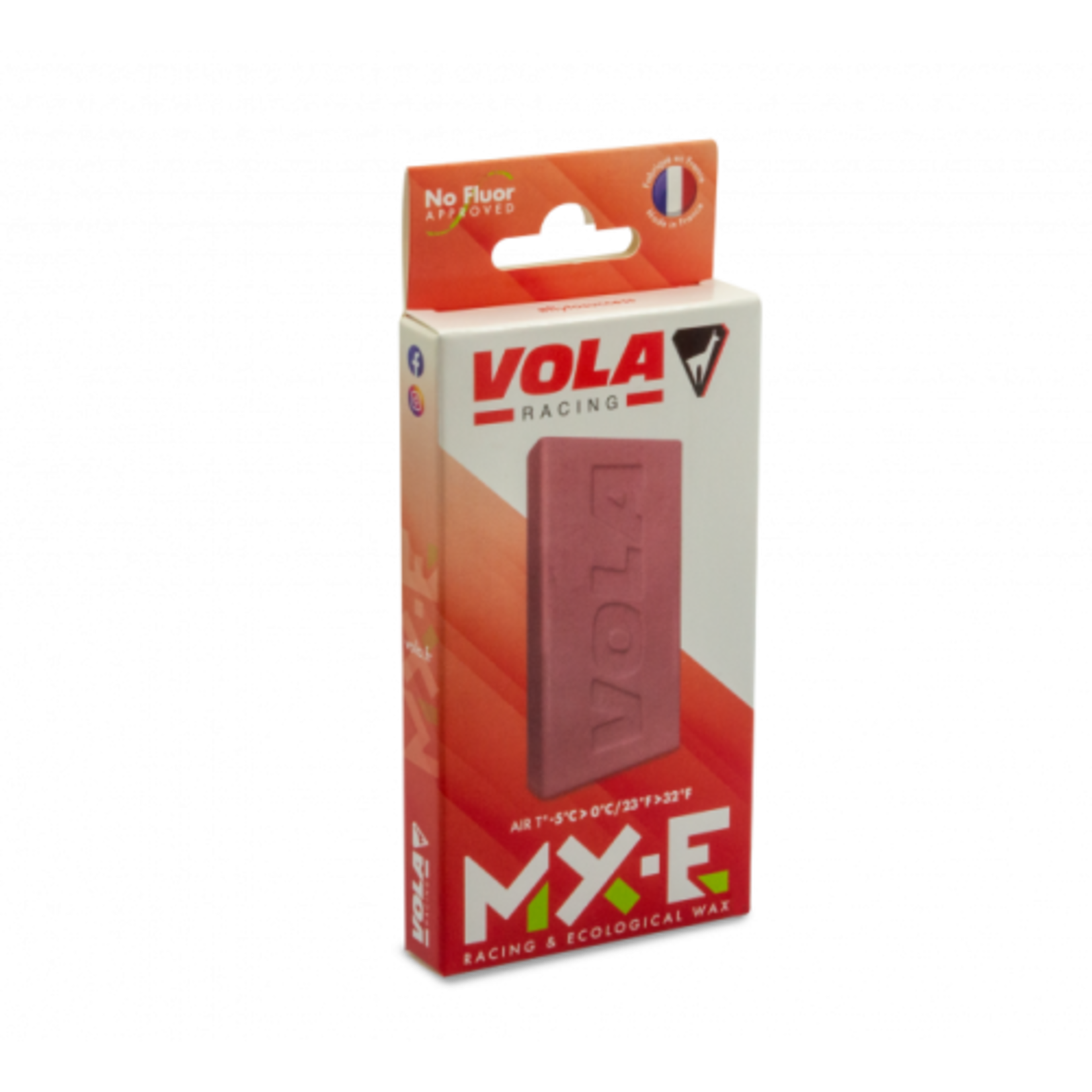 VOLA VOLA WAX MX-E RED -5°C>0°C/23°F>32°F 80G