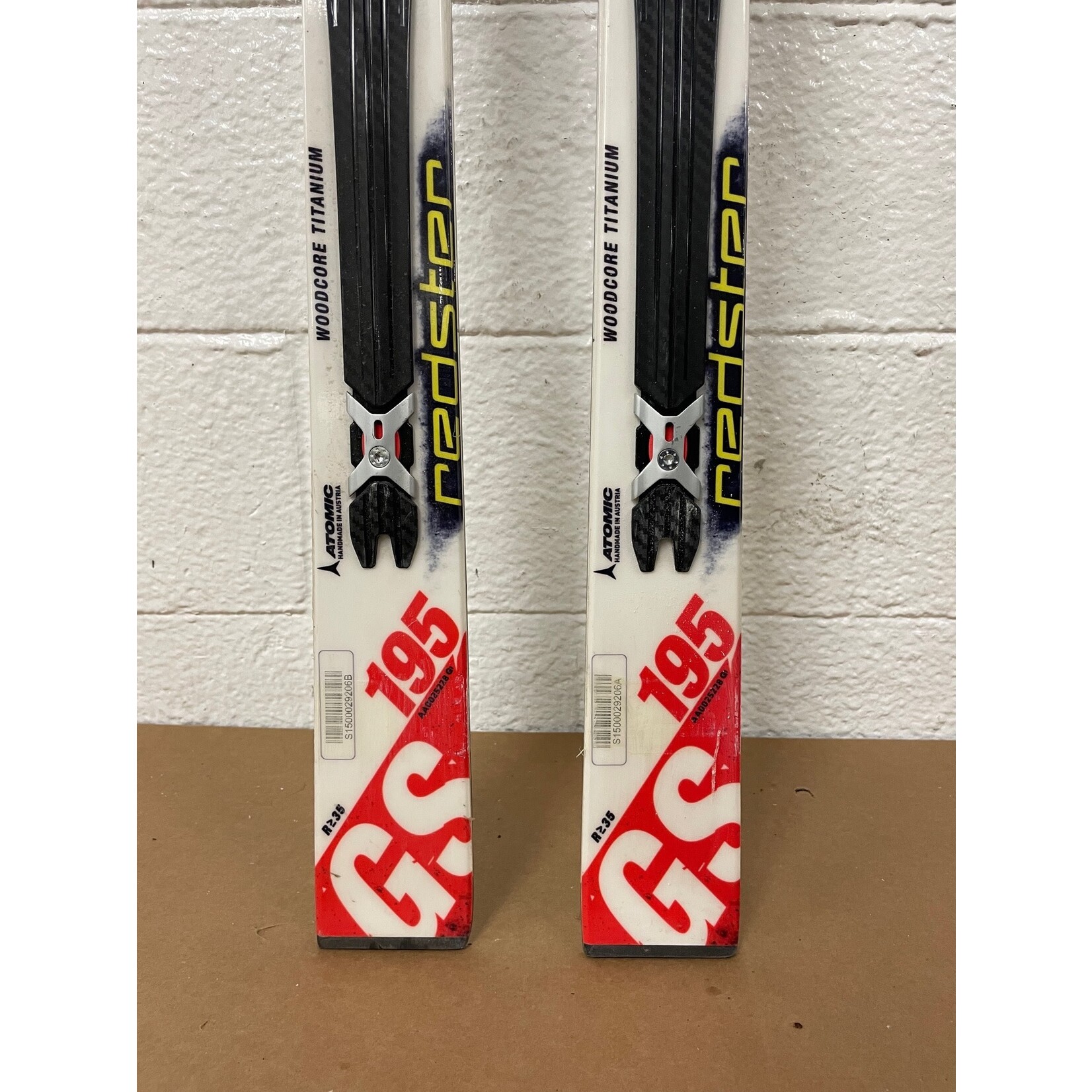 USED ATOMIC SKIS REDSTER GS DOUBLEDECK TI R35M 195CM AA0025228 USED