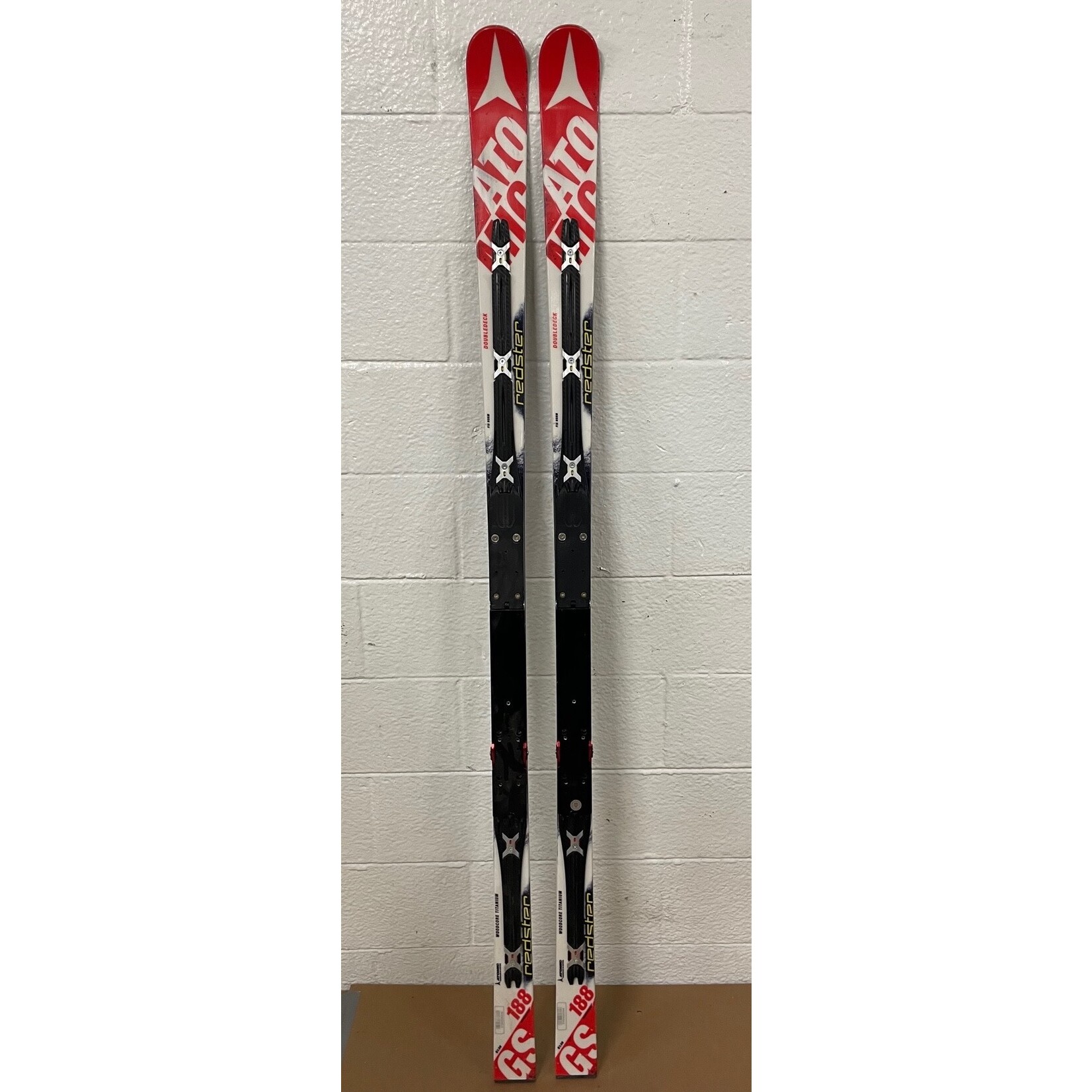 USED ATOMIC SKIS REDSTER GS DOUBLEDECK TI R30M 188CM AA0025230 USED