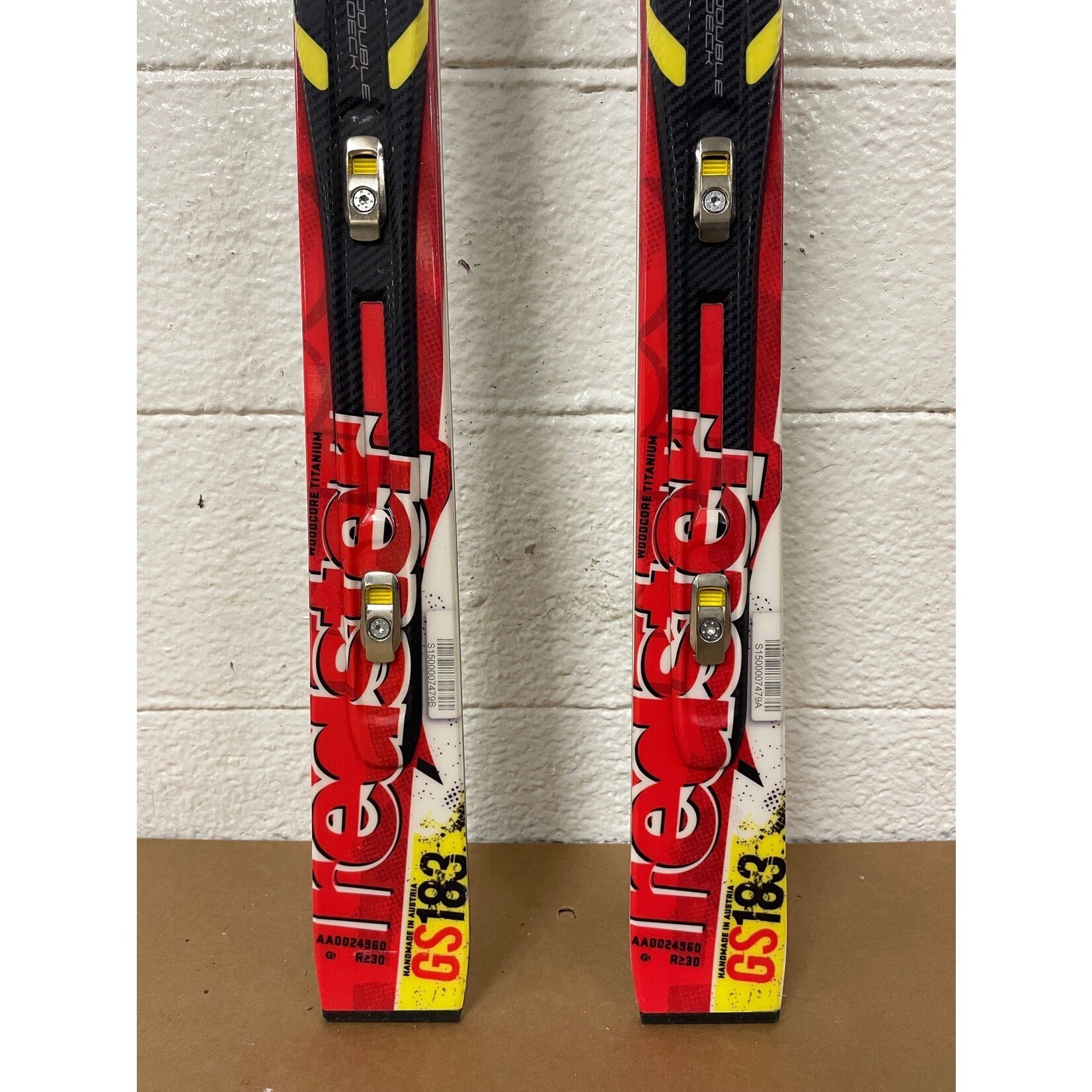NEW ATOMIC SKIS REDSTER GS DOUBLEDECK TI R30M 183CM AA0024960 NEW