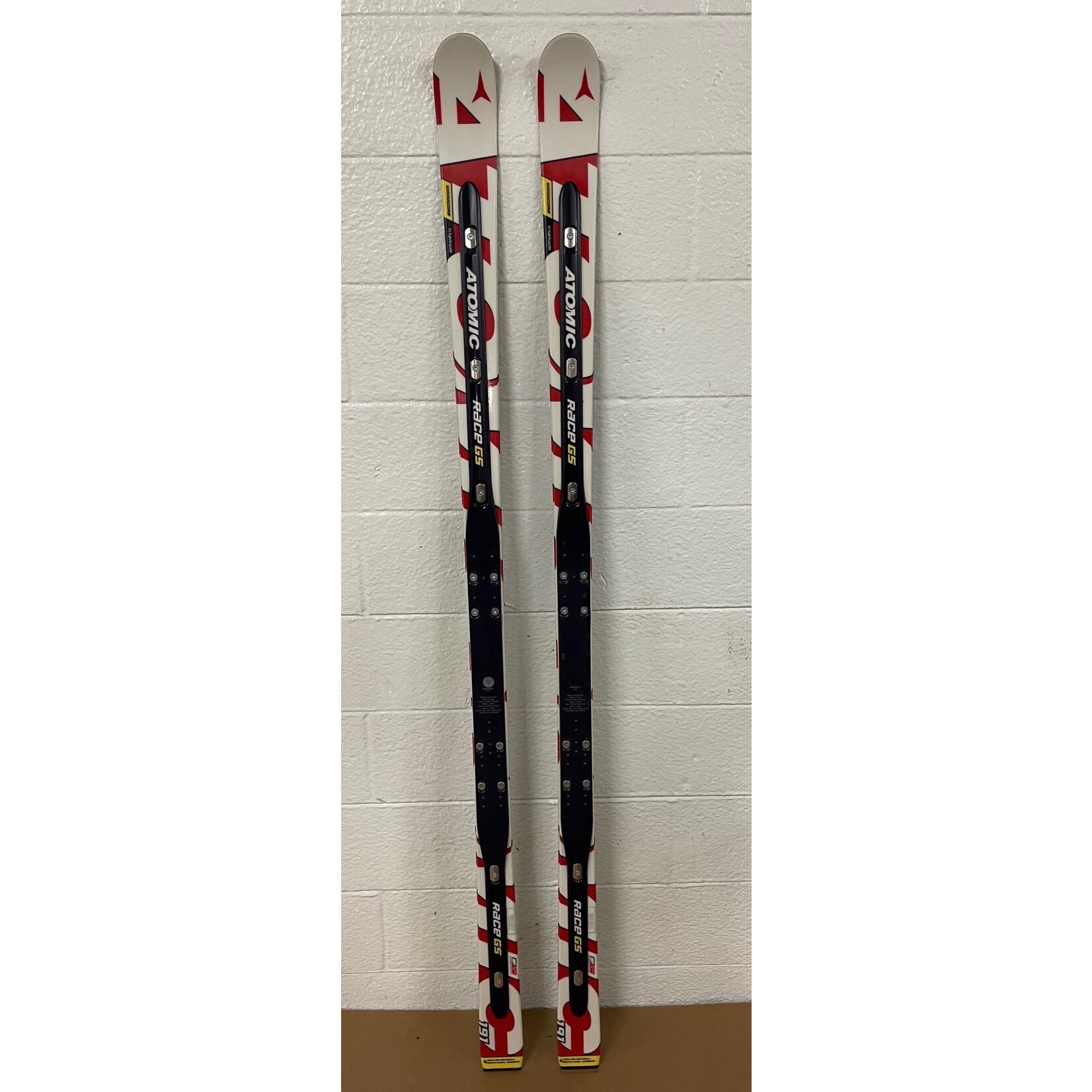 NEW ATOMIC SKIS RACE GS DOUBLEDECK D2 TI R27M 191CM AA0009100 NEW