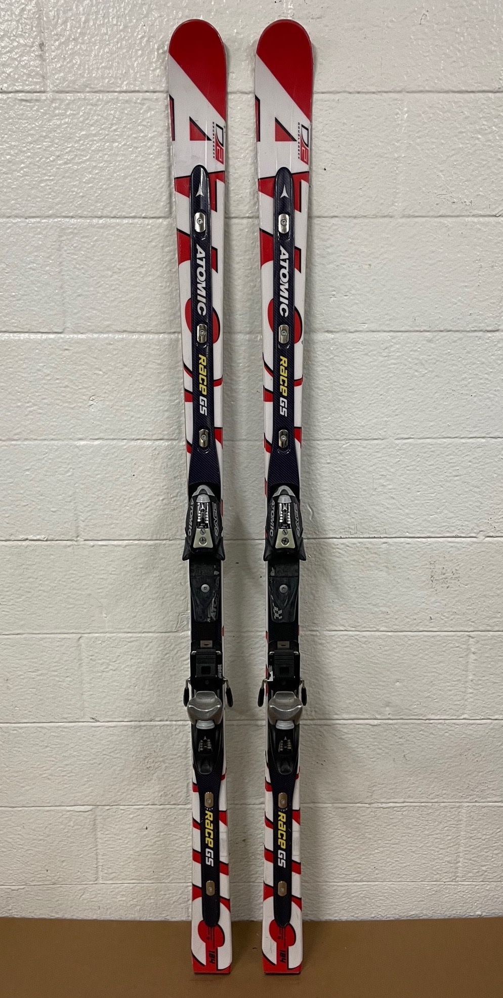 ATOMIC SKIS RACE GS D2 R23M 184CM A115200 + RACE 10/18 METAL USED