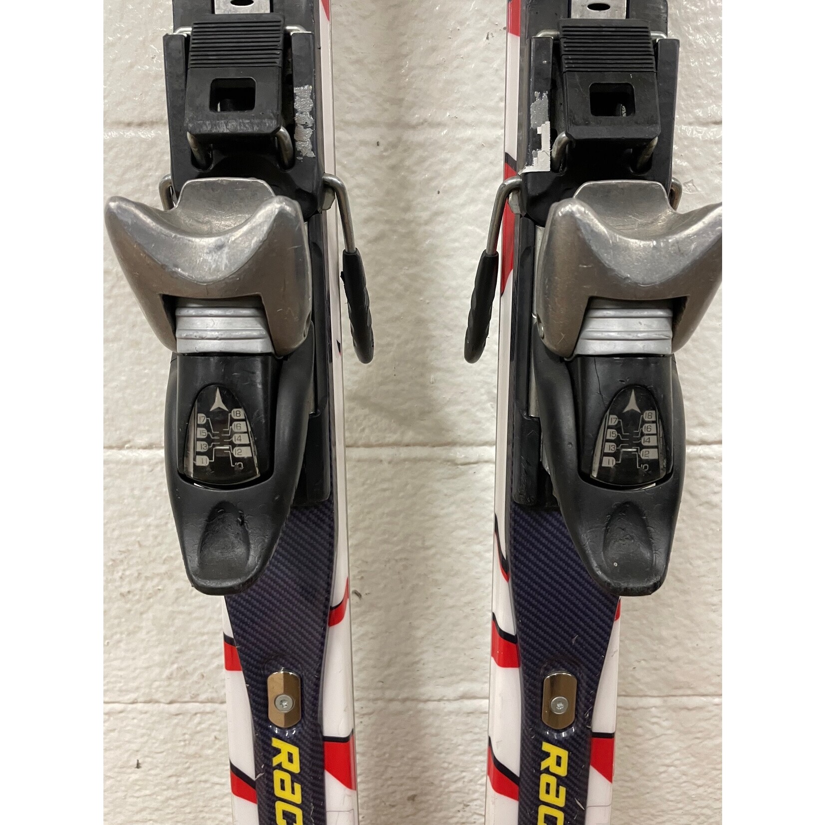 USED ATOMIC SKIS RACE GS D2 R23M 184CM A115200 + RACE 10/18 METAL USED