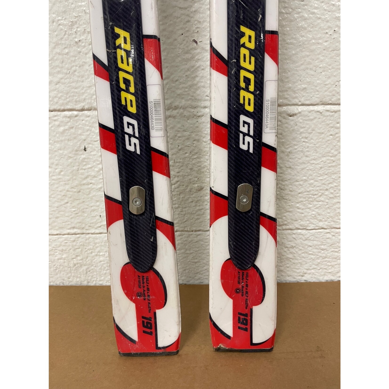 USED ATOMIC SKIS RACE GS DOUBLEDECK D2 R27M 191CM A115120 USED