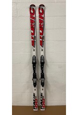 USED ATOMIC SKIS RACE GS12 DOUBLEDECK TI R27M 191CM A085050 + ATOMIC RACE10/18 METAL USED