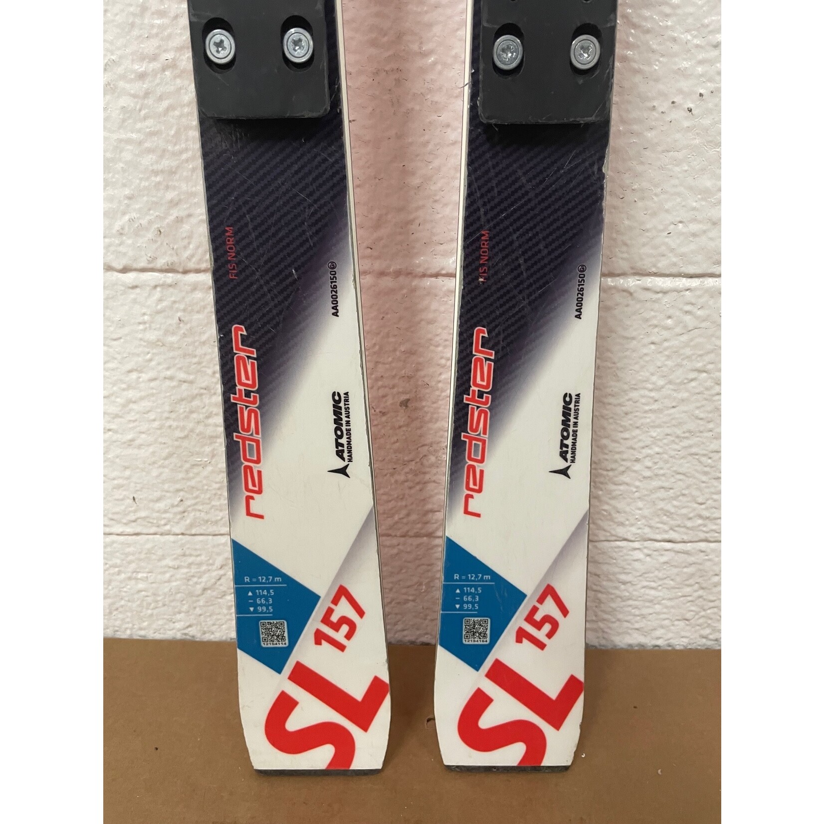 USED ATOMIC SKIS REDSTER WC SL WOODCORE TI R12.7M 157CM AA0026150 USED