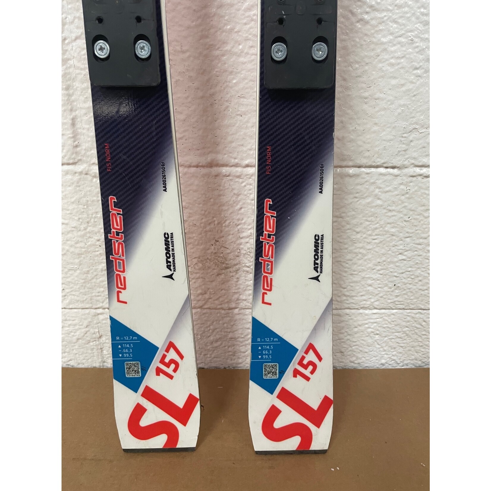 USED ATOMIC SKIS REDSTER WC SL WOODCORE TI R12.7M 157CM AA0026150 USED