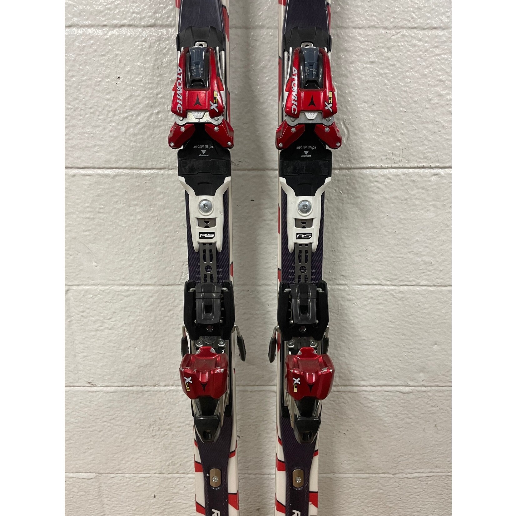 USED ATOMIC SKIS RACE GS DOUBLEDECK D2 TI R27M 190CM AA0009100 + ATOMIC X18 USED
