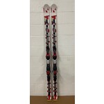 USED ATOMIC SKIS RACE GS DOUBLEDECK D2 TI R27M 186CM AA0009140 + ATOMIC X18 USED