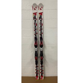 ATOMIC USED ATOMIC SKIS RACE GS DOUBLEDECK D2 TI R27M 186CM AA0009140 + ATOMIC X18 USED