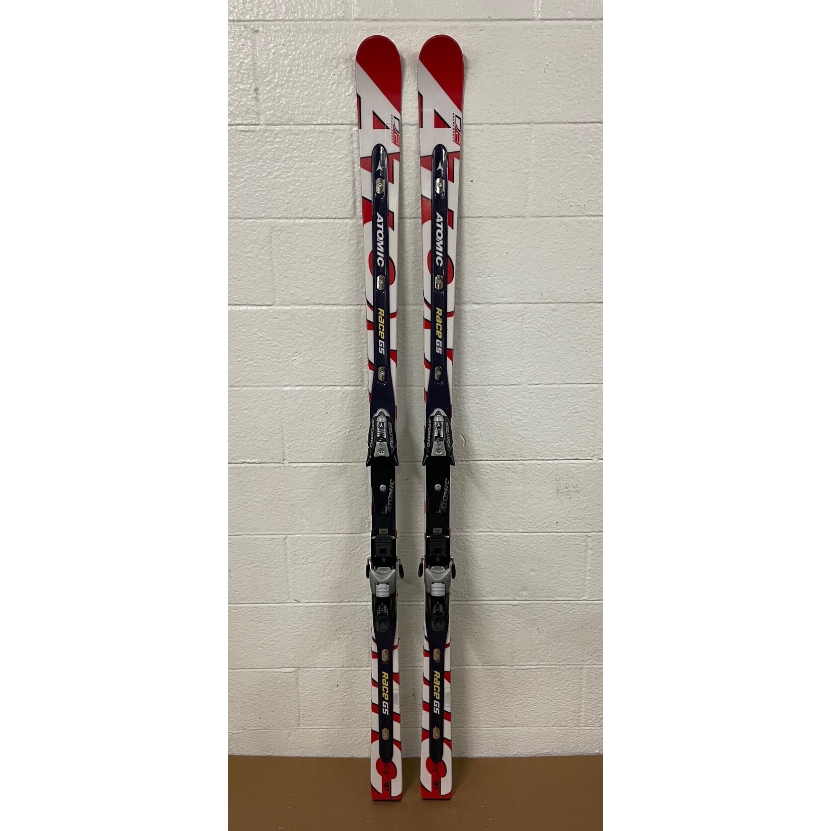 USED ATOMIC SKIS RACE GS D2 R27M 191CM A115140 + RACE 10/18 METAL USED