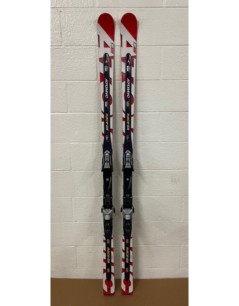 USED ATOMIC SKIS RACE GS D2 R27M 191CM A115140 + RACE 10/18 METAL USED