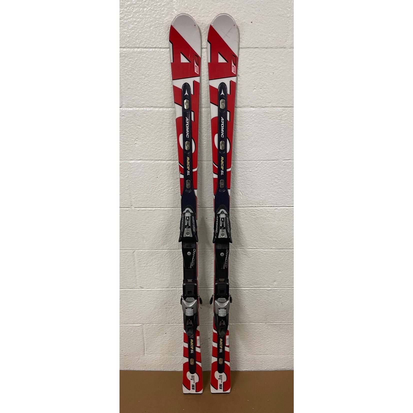 ATOMIC SKIS RACE SL D2 R13M 165CM A115260 + RACE 10/18 METAL
