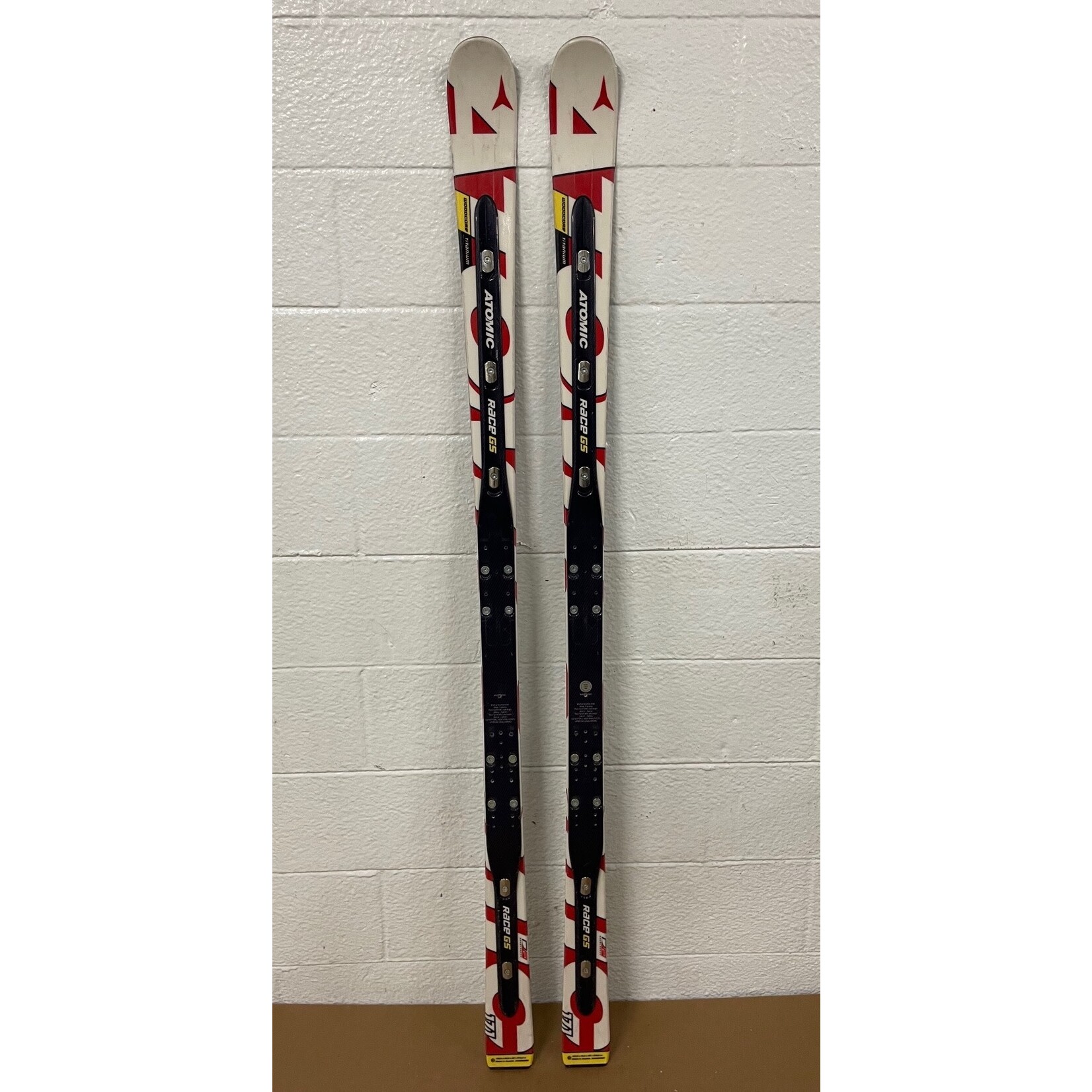 USED ATOMIC SKIS RACE GS DOUBLEDECK D2 TI JR R19.5M 171CM AA0009360 USED