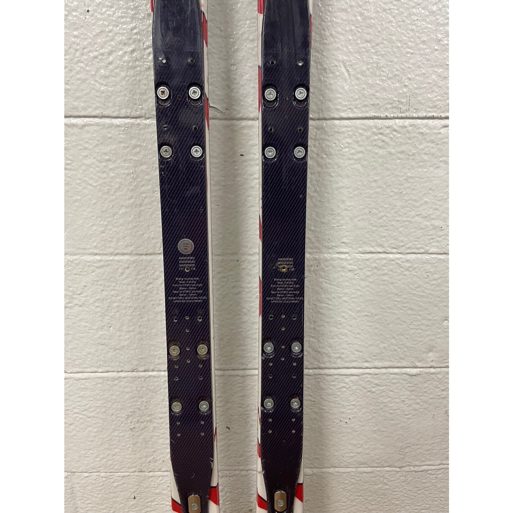 USED ATOMIC SKIS RACE GS DOUBLEDECK D2 TI JR R21M 176CM AA0009340 USED