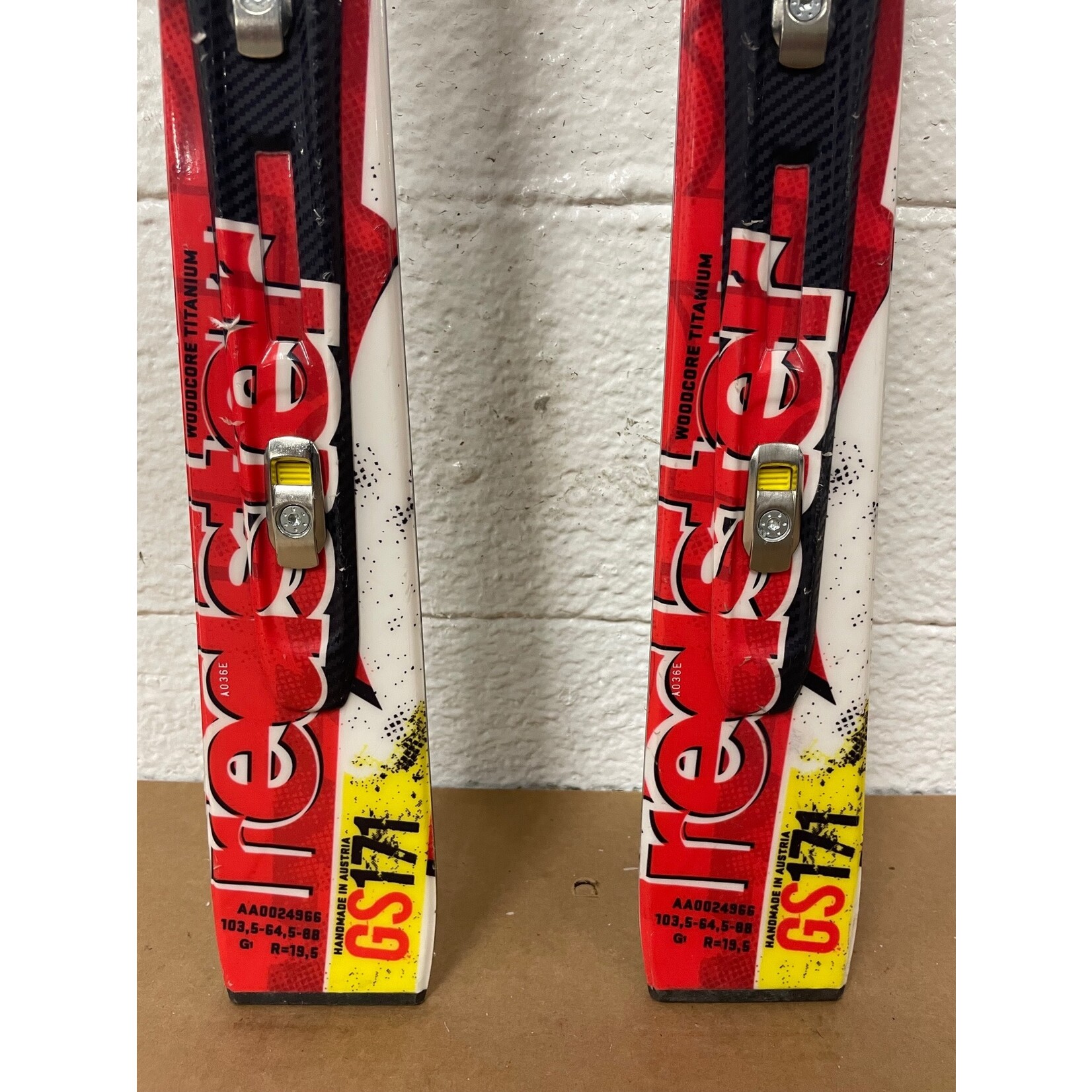 USED ATOMIC SKIS REDSTER GS DOUBLEDECK JR R19.5M 171CM AA0024966 USED