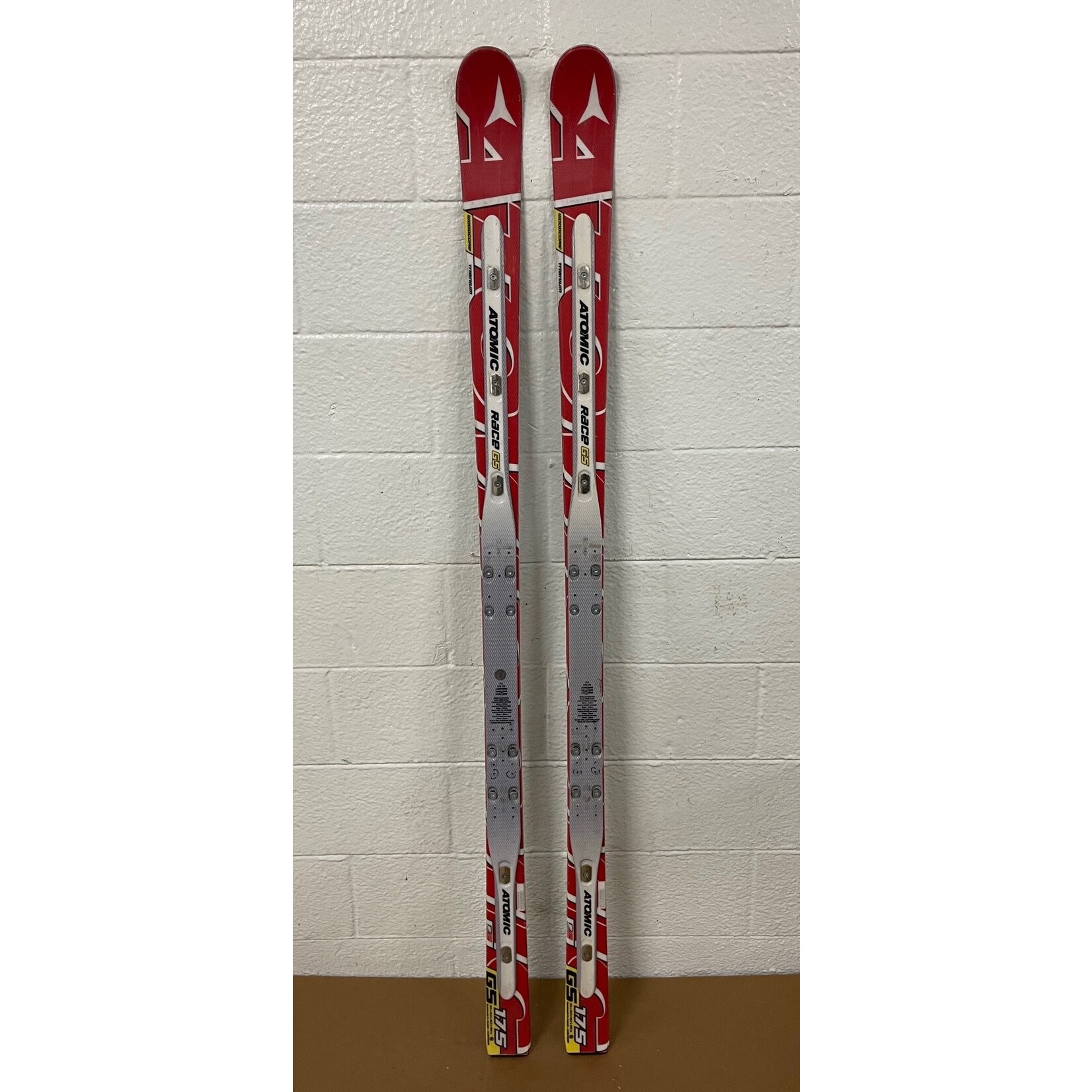 USED ATOMIC SKIS RACE GS DOUBLEDECK D2 TI JR R23M 175CM AA0018200 USED