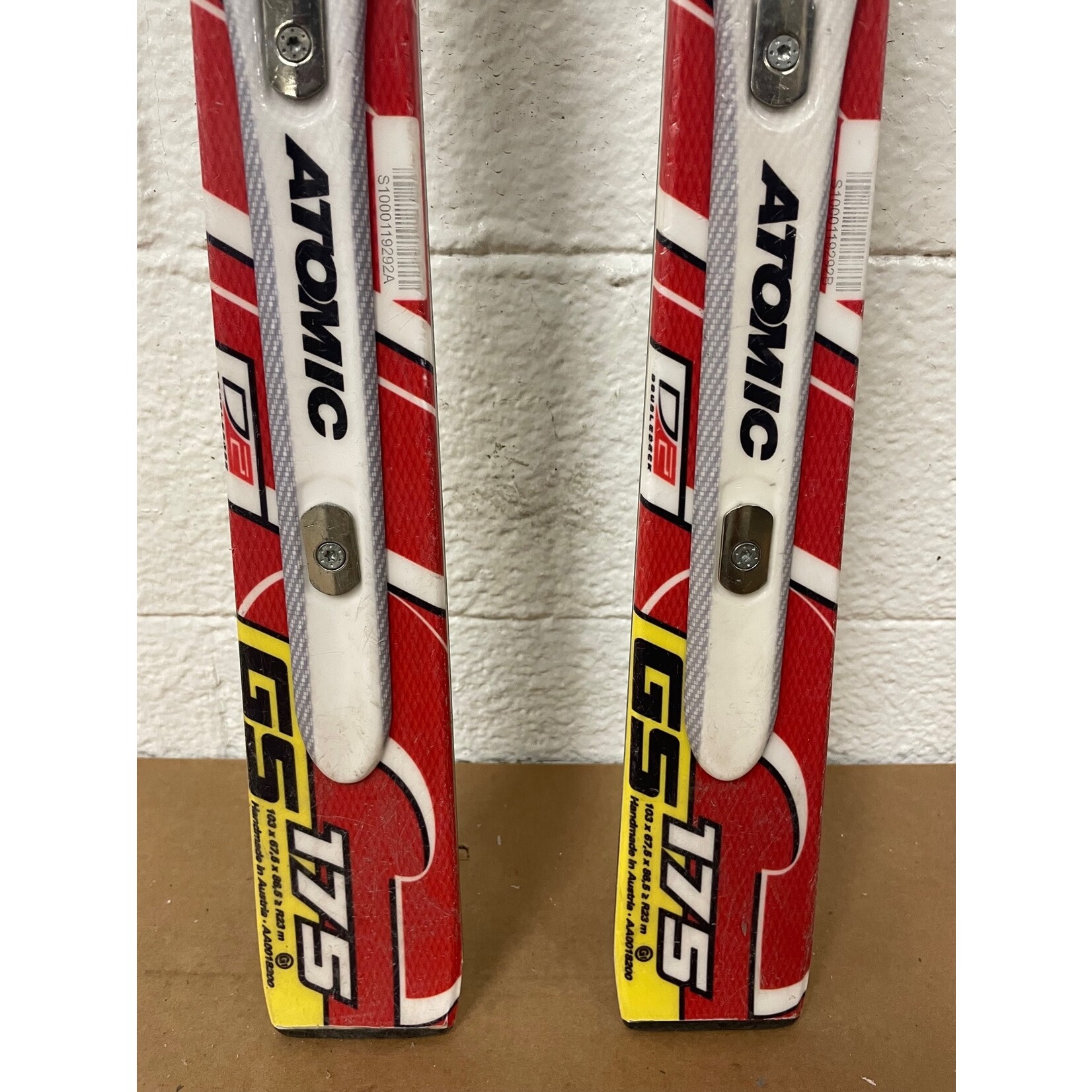 USED ATOMIC SKIS RACE GS DOUBLEDECK D2 TI JR R23M 175CM AA0018200 USED