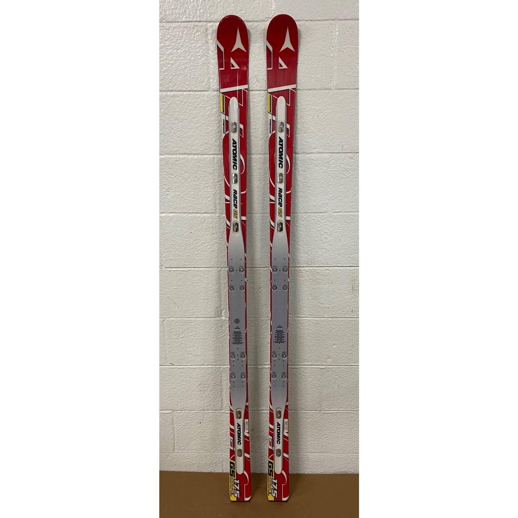 NEW ATOMIC SKIS RACE GS DOUBLEDECK D2 TI JR R23M 175CM AA0018200 NEW