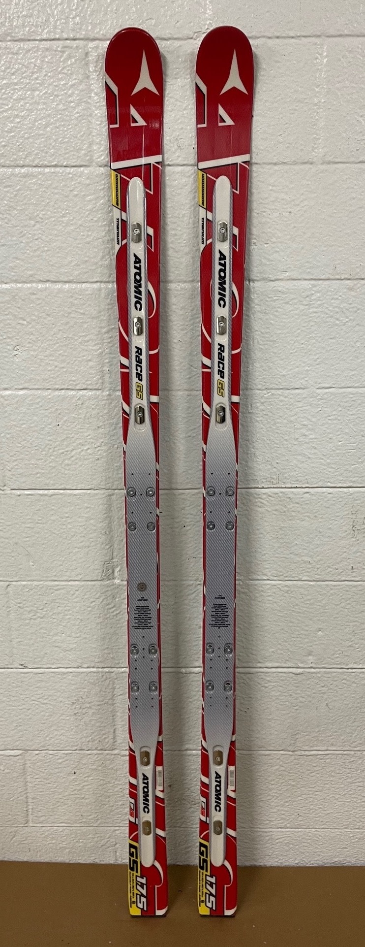 ATOMIC SKIS RACE GS DOUBLEDECK D2 TI JR R23M 175CM AA0018200 NEW