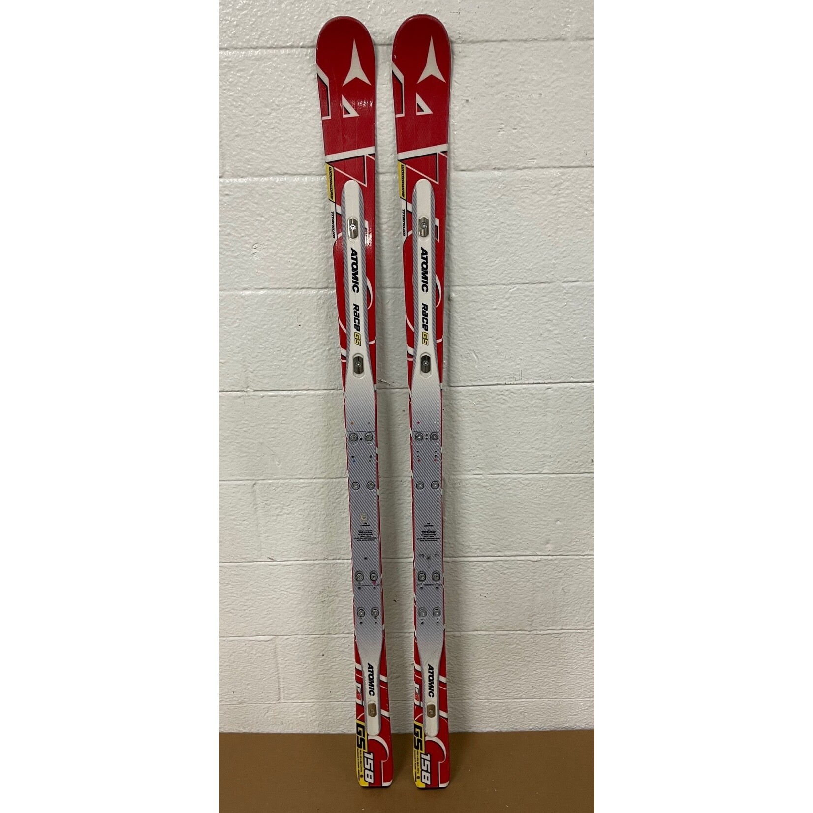 USED ATOMIC SKIS RACE GS DOUBLEDECK D2 TI JR R17M 158CM AA0019080 USED