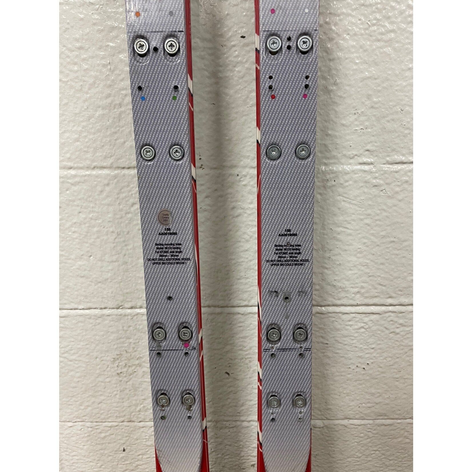 USED ATOMIC SKIS RACE GS DOUBLEDECK D2 TI JR R17M 158CM AA0019080 USED