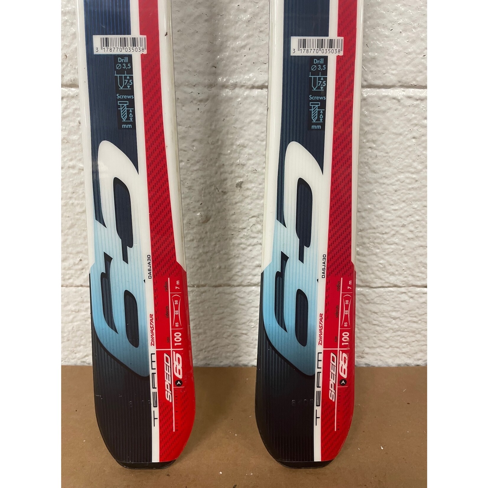 NEW DYNASTAR SKIS TEAM SPEED 65 R7M 100CM DA6JA30 NEW