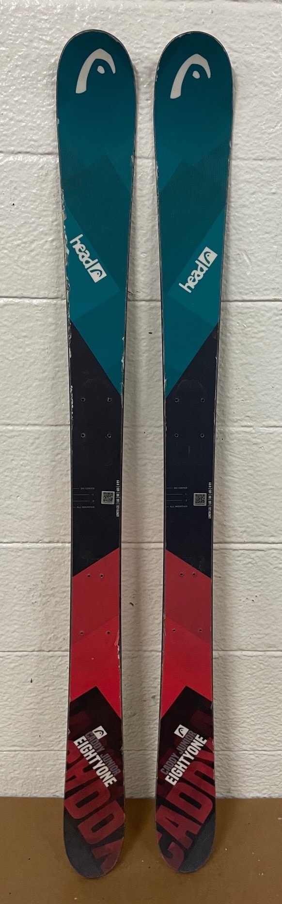 HEAD 2019 SKIS CADDY JUNIOR EIGHTYONE 131CM USED - Foothills