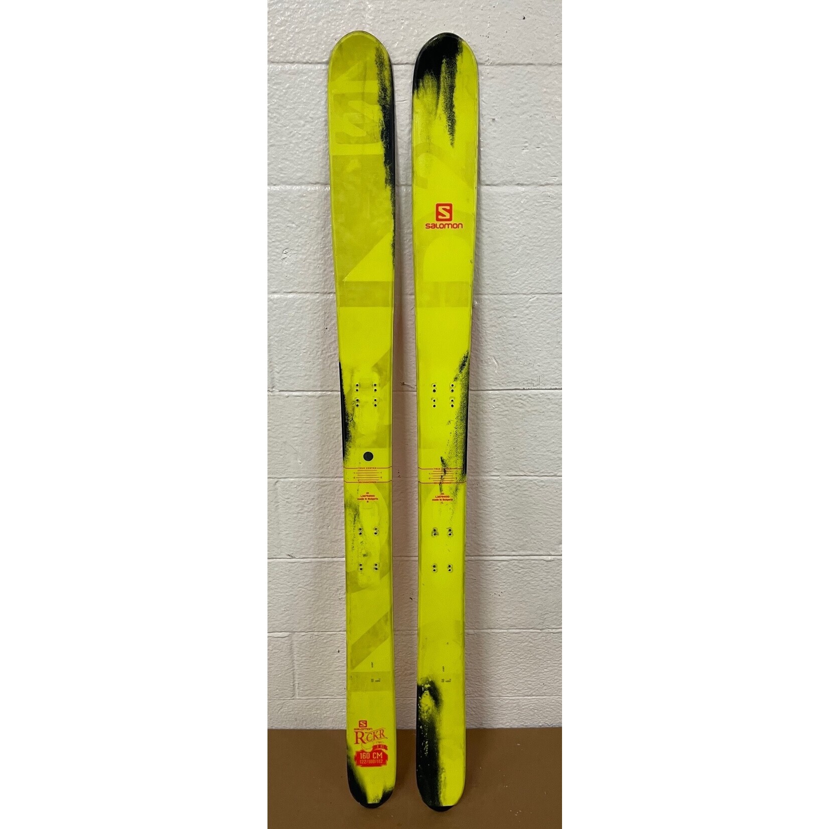 USED SALOMON SKIS RCKR2 100 FREERIDE 160CM USED