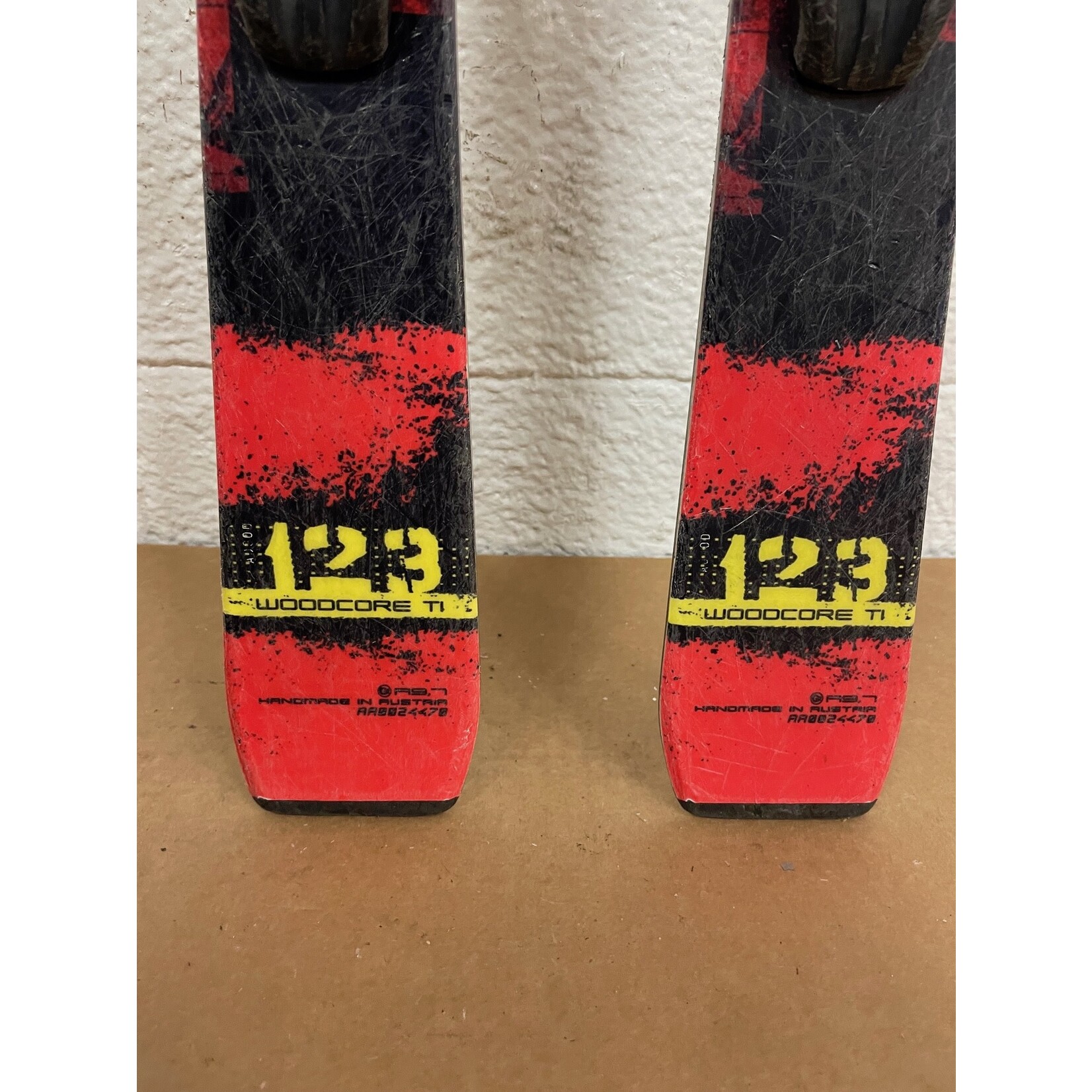 USED ATOMIC SKIS REDSTER JR R9.7M 123CM AA0024470 USED