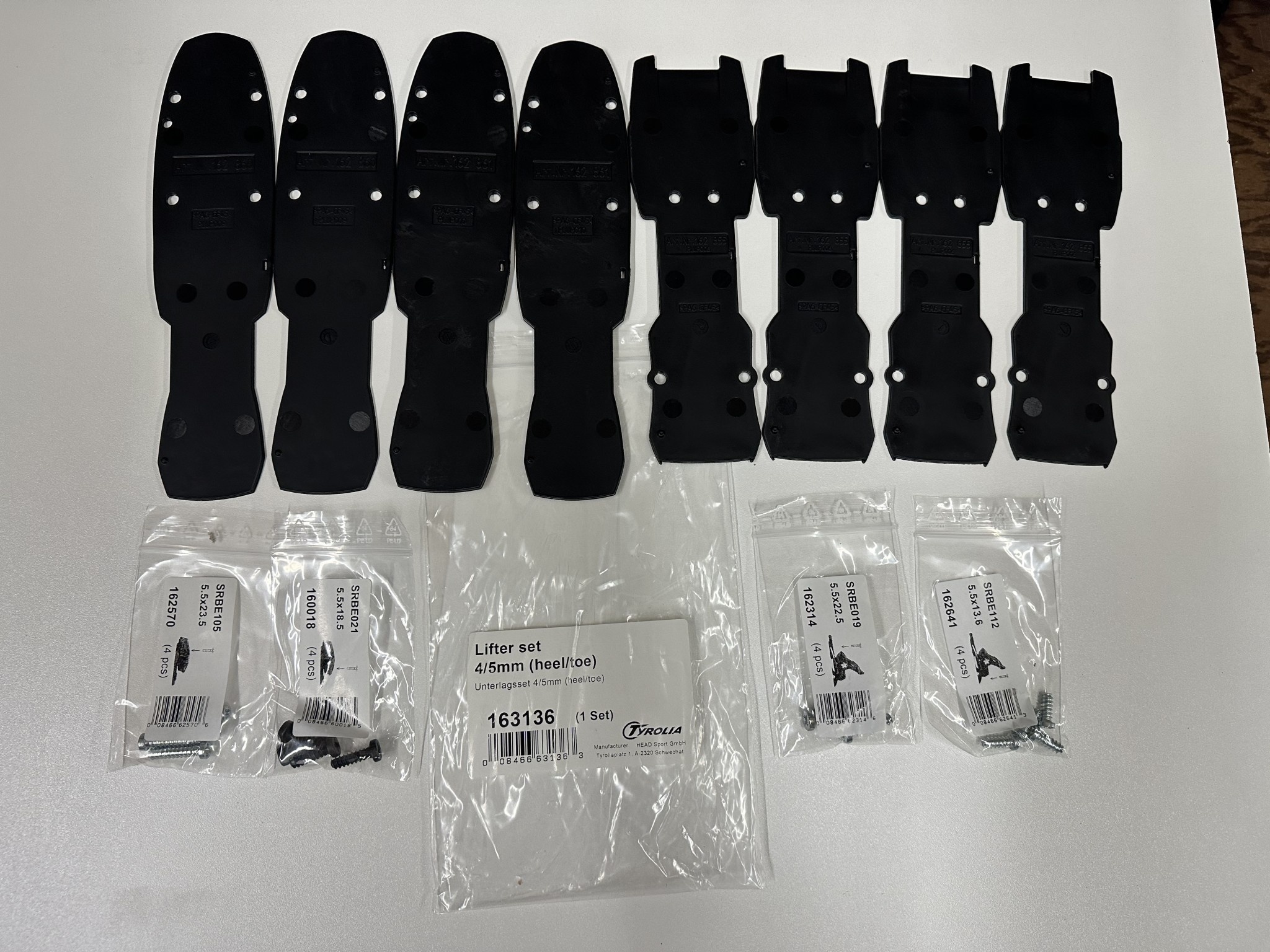 HEAD BINDING LIFTER RDX SET 4/5MM (HEEL/TOE) 1SET Foothills Ski Life