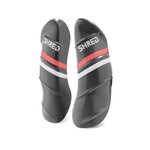 SHRED SHRED SHIN GUARDS GREY/RUST MEDIUM