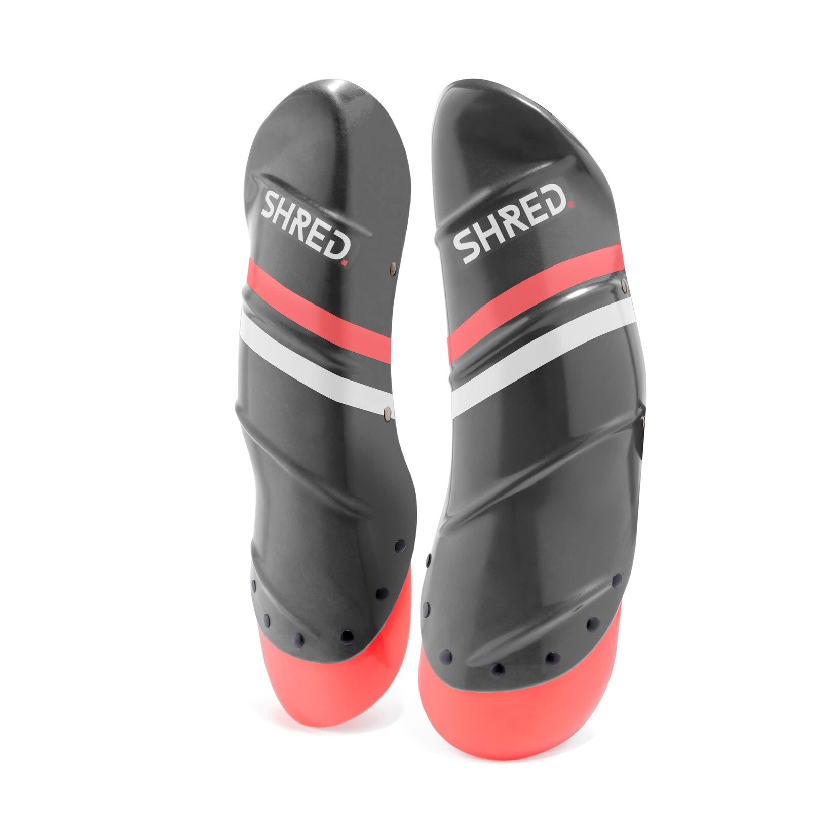 SHRED SHRED SHIN GUARDS GREY/RUST LARGE