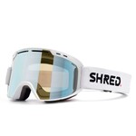 SHRED SHRED SKI GOGGLES AMAZIFY PURE WHITE CBL SKY MIRROR (VLT 45%)