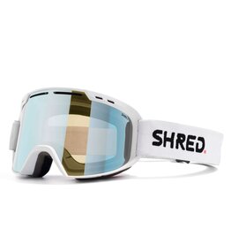 SHRED SHRED SKI GOGGLES AMAZIFY PURE WHITE CBL SKY MIRROR (VLT 45%)