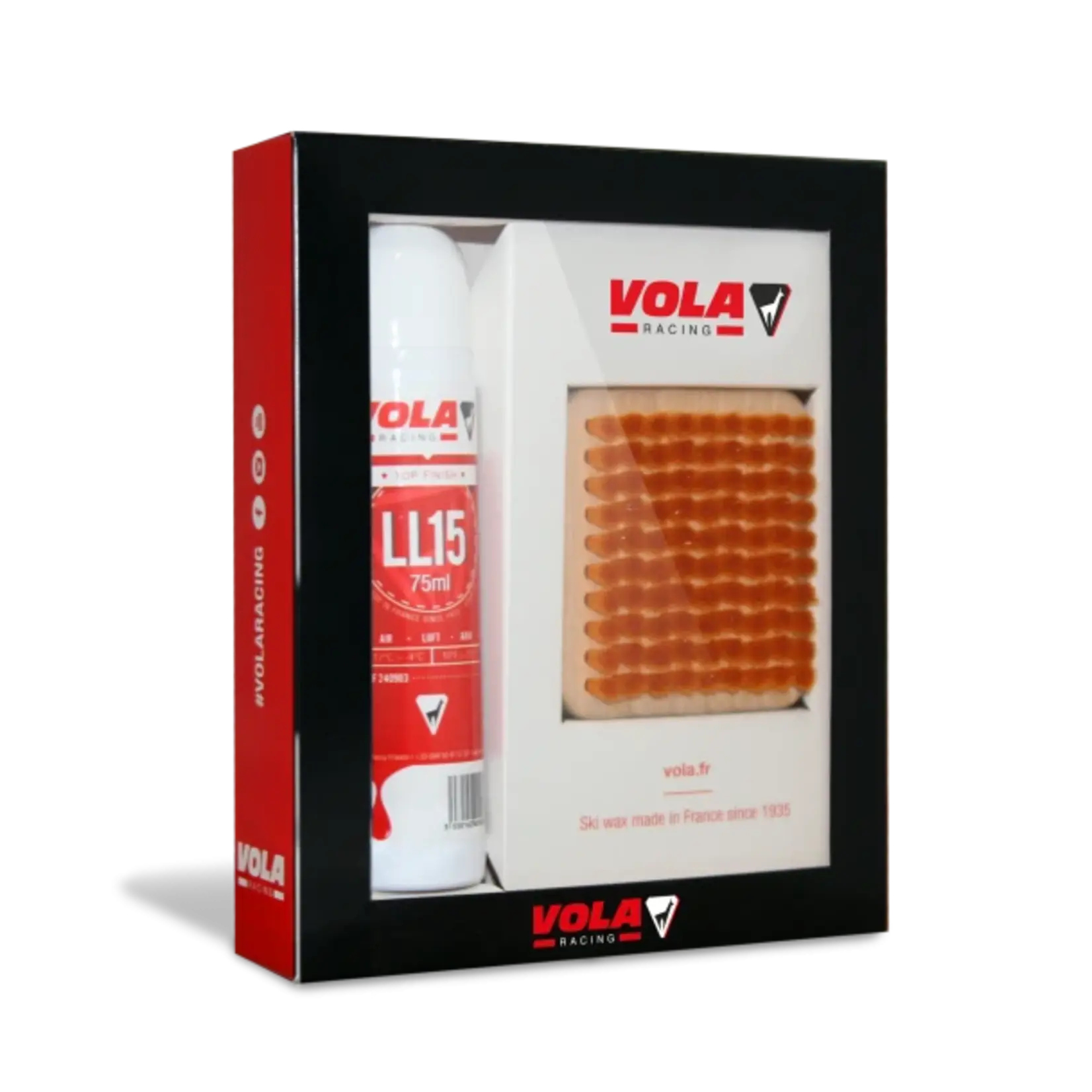 VOLA VOLA WAX ACCELERATOR SPRAY RED + BRUSH/PAD -5°C>0C°/23°F>32°F 75ML