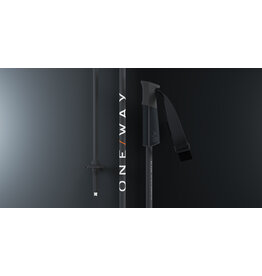 ONE WAY ONE-WAY SKI POLES GTX 14 ASPHALT KIT 140CM