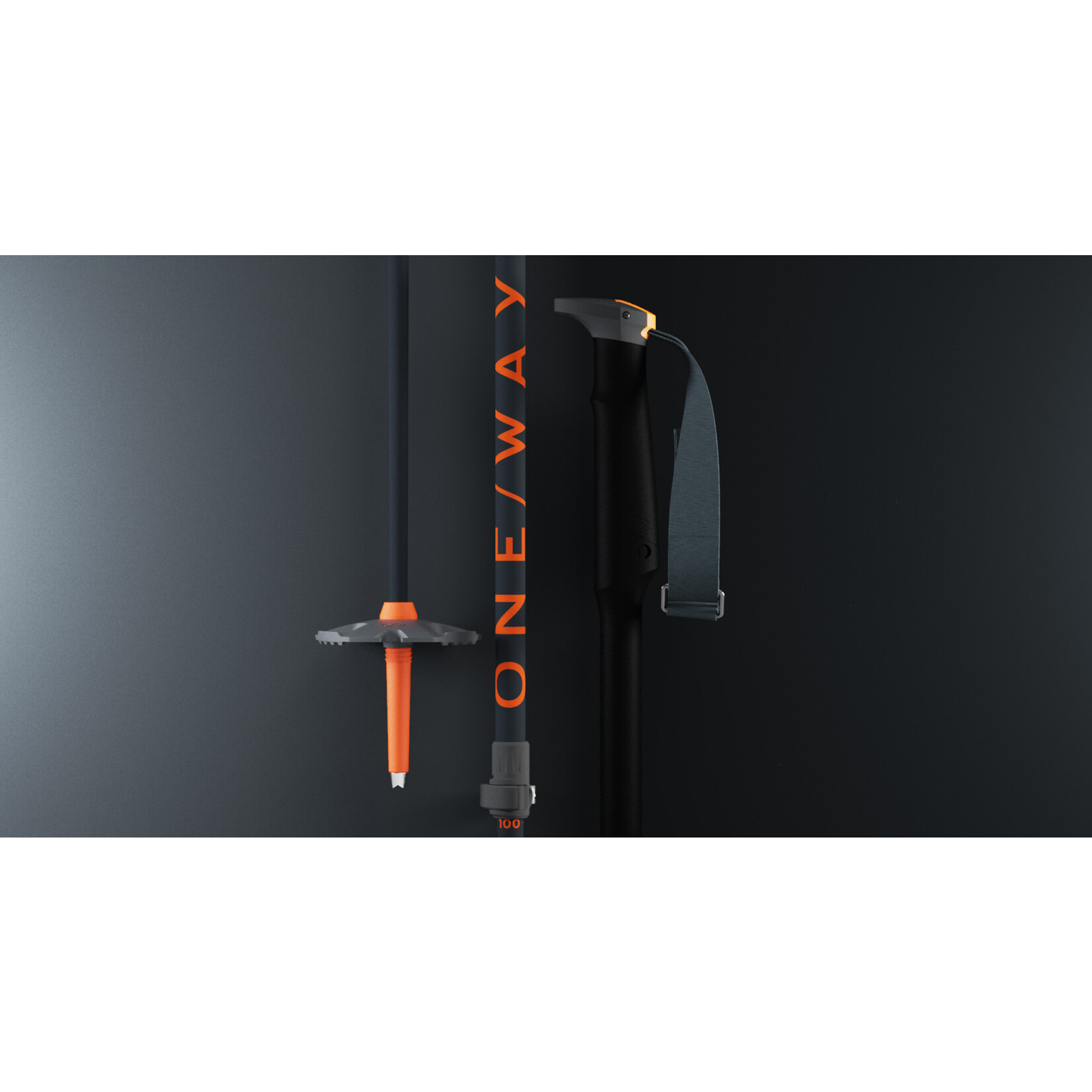 ONE WAY ONE-WAY SKI POLES TR VARIO JUNIOR 80CM-110CM