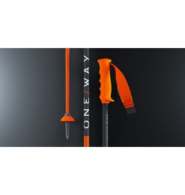 ONE WAY ONE-WAY SKI POLES RD 16 SL GREY/FLAME