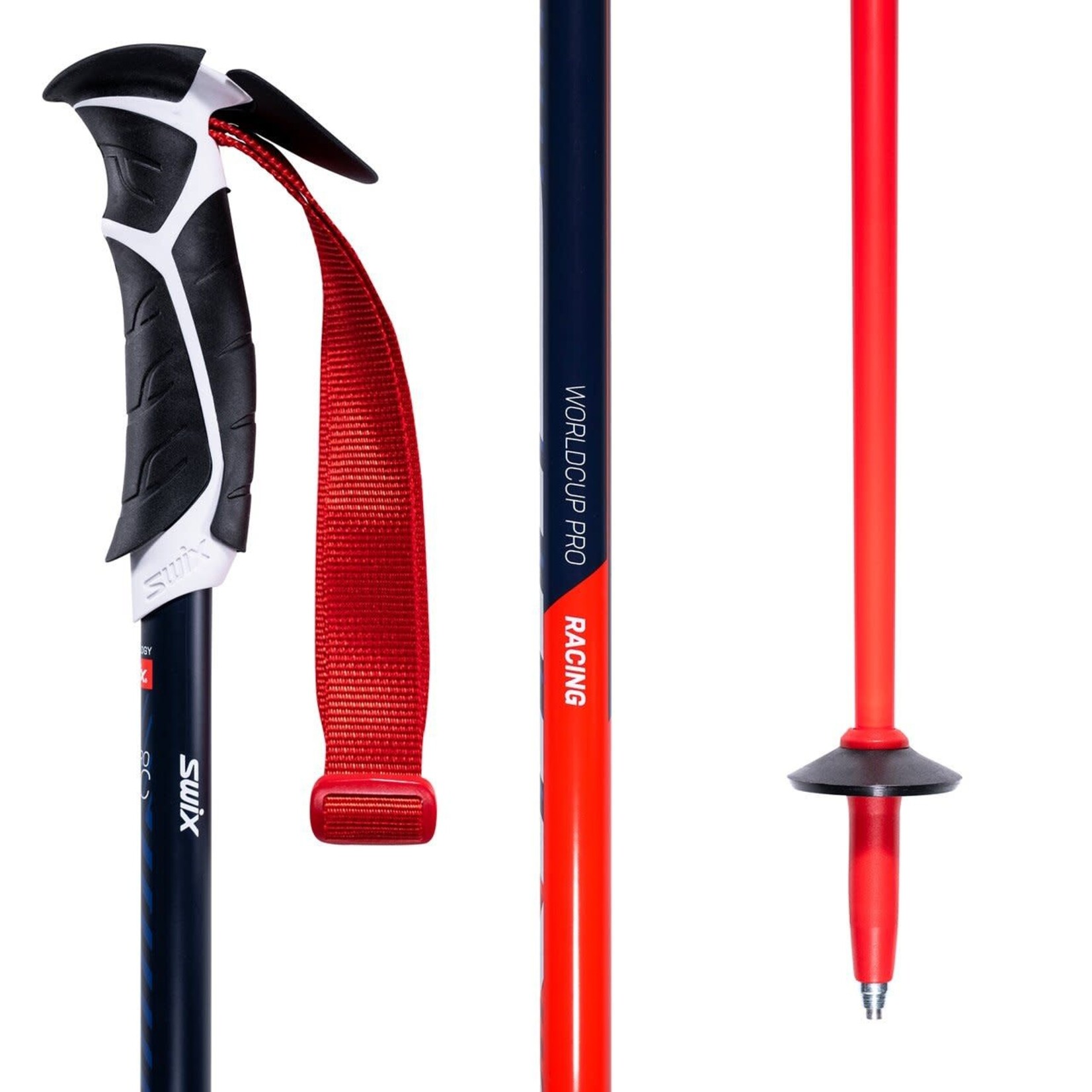 SWIX SWIX SKI POLES WC PRO SLALOM PREMIUM ALUMINUM RED