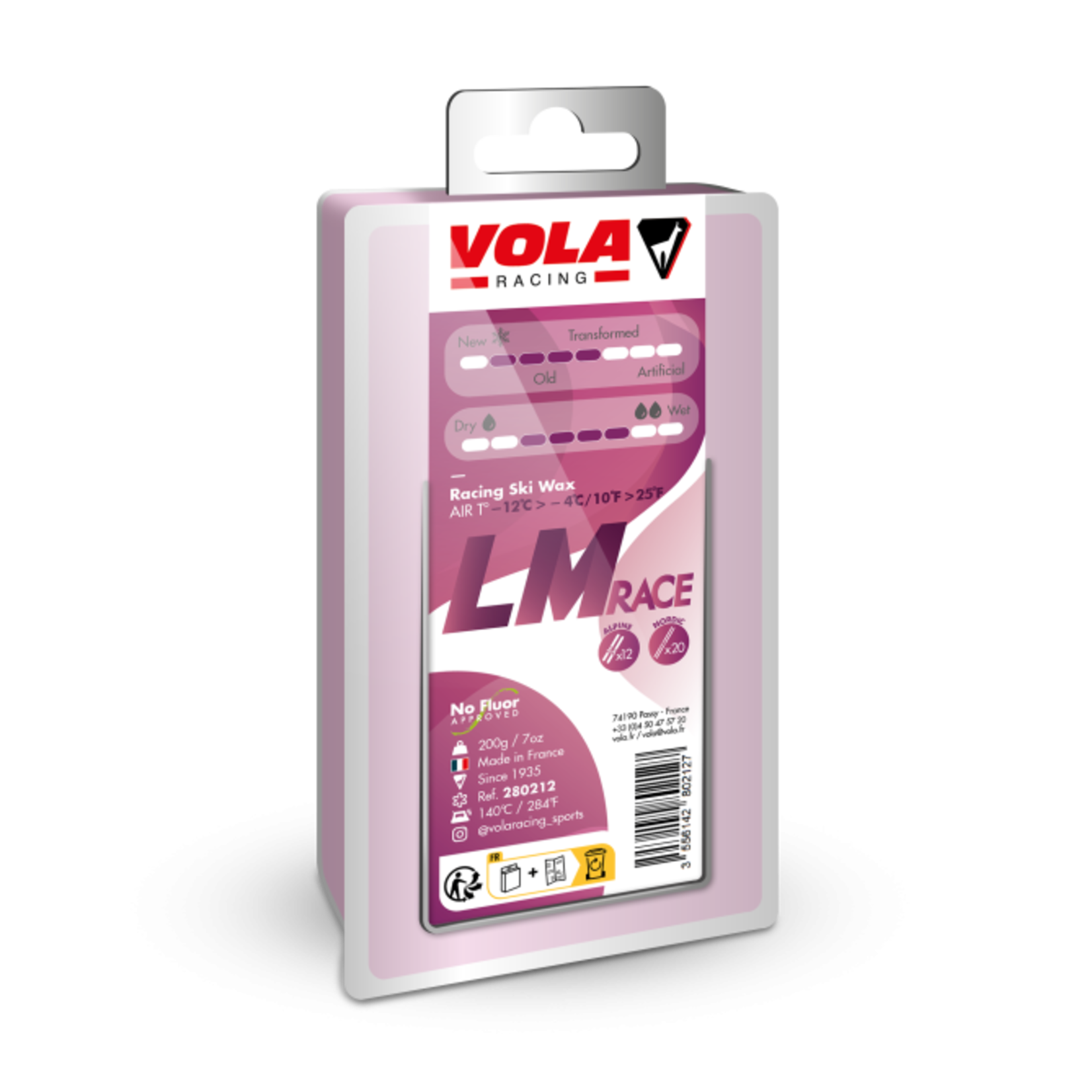 VOLA VOLA WAX LM RACE PURPLE -12°C>-4°C/10°F>25°F 200G