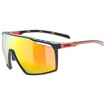 UVEX UVEX SUNGLASSES MTN PERFORM BLACK-RED MATTE W/ MIRROR RED CAT 2