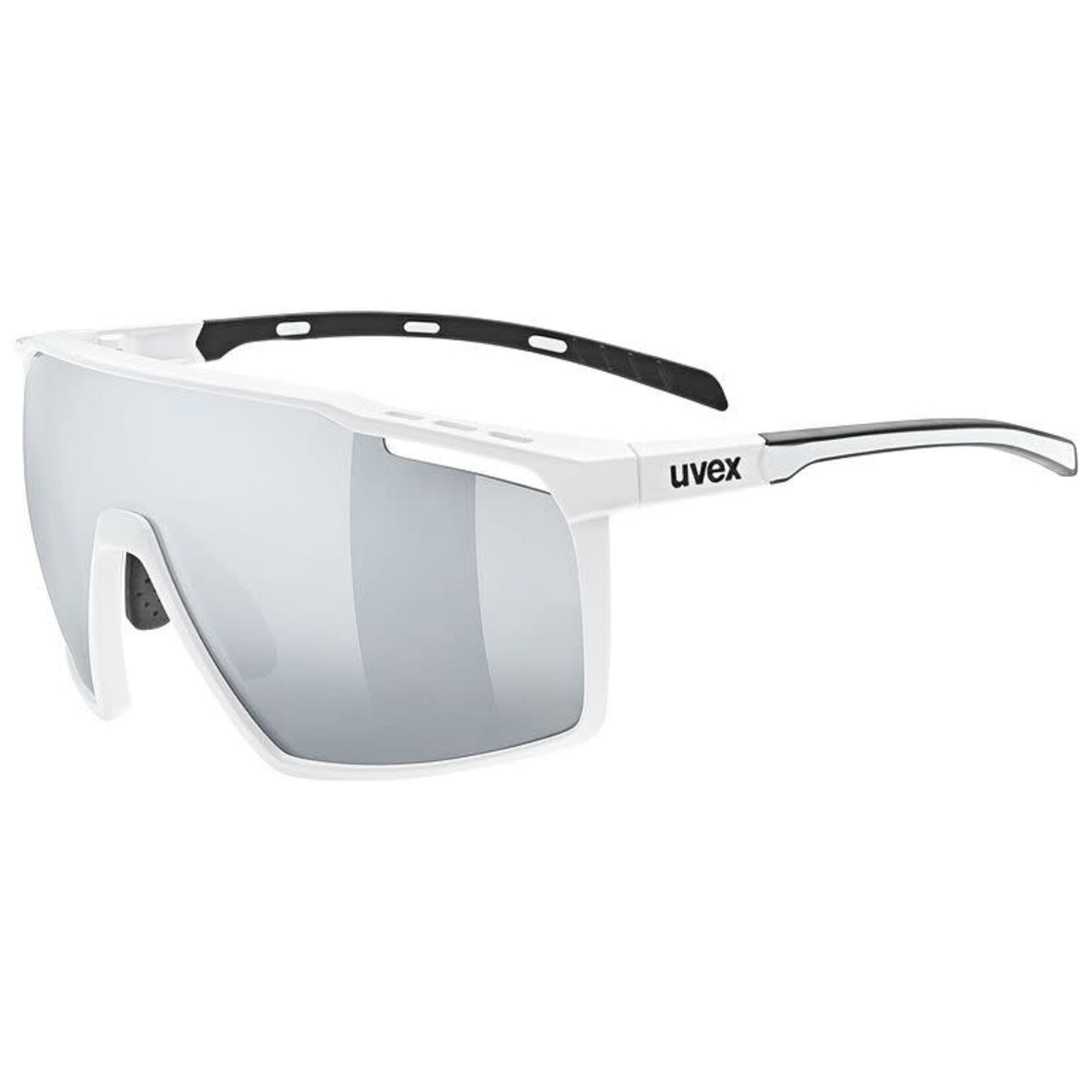 UVEX UVEX SUNGLASSES MTN PERFORM WHITE MATTE W/ MIRROR SILVER CAT 3