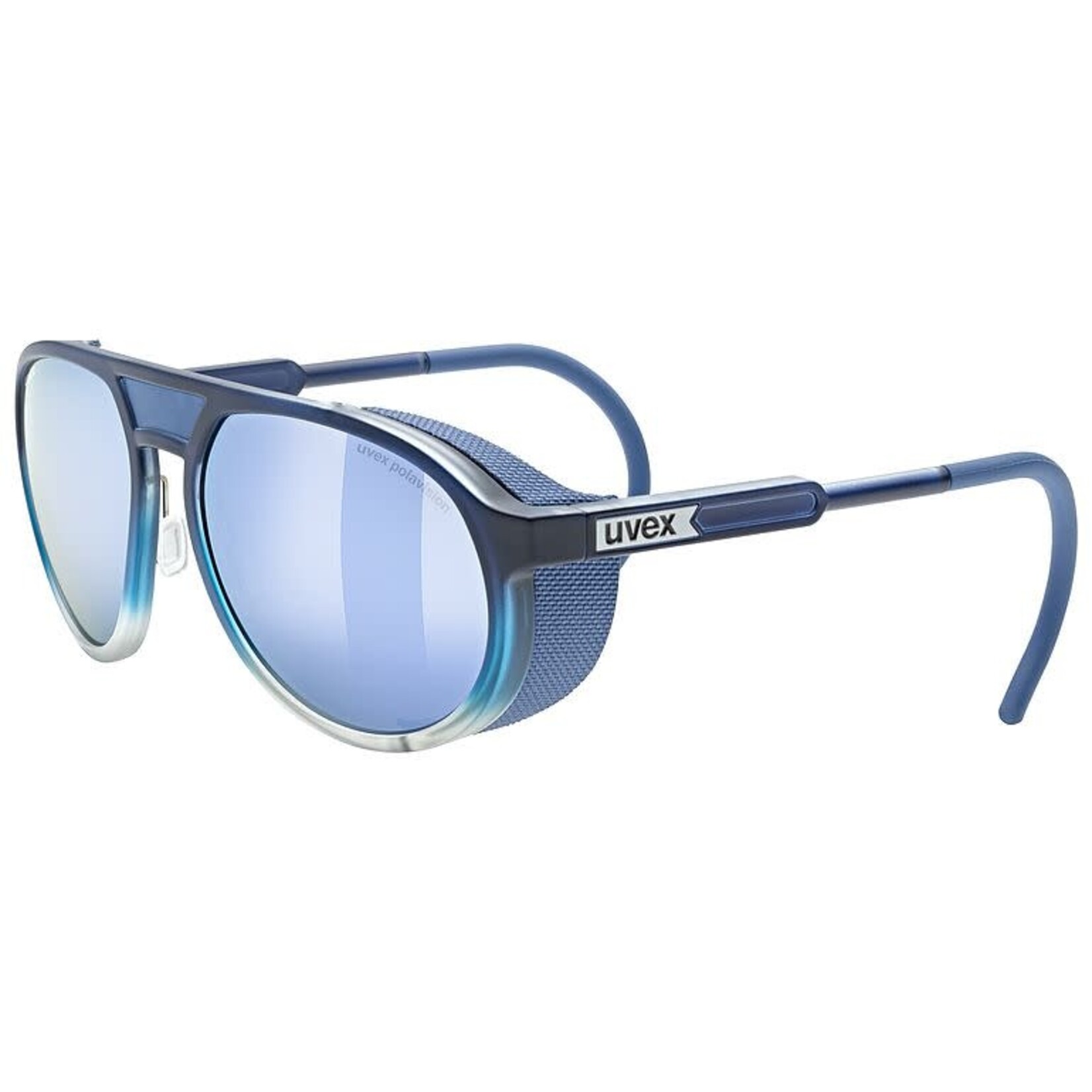 UVEX UVEX SUNGLASSES MTN CLASSIC P BLUE MATTE FADE W/ POLAVISION MIRROR BLUE CAT 3