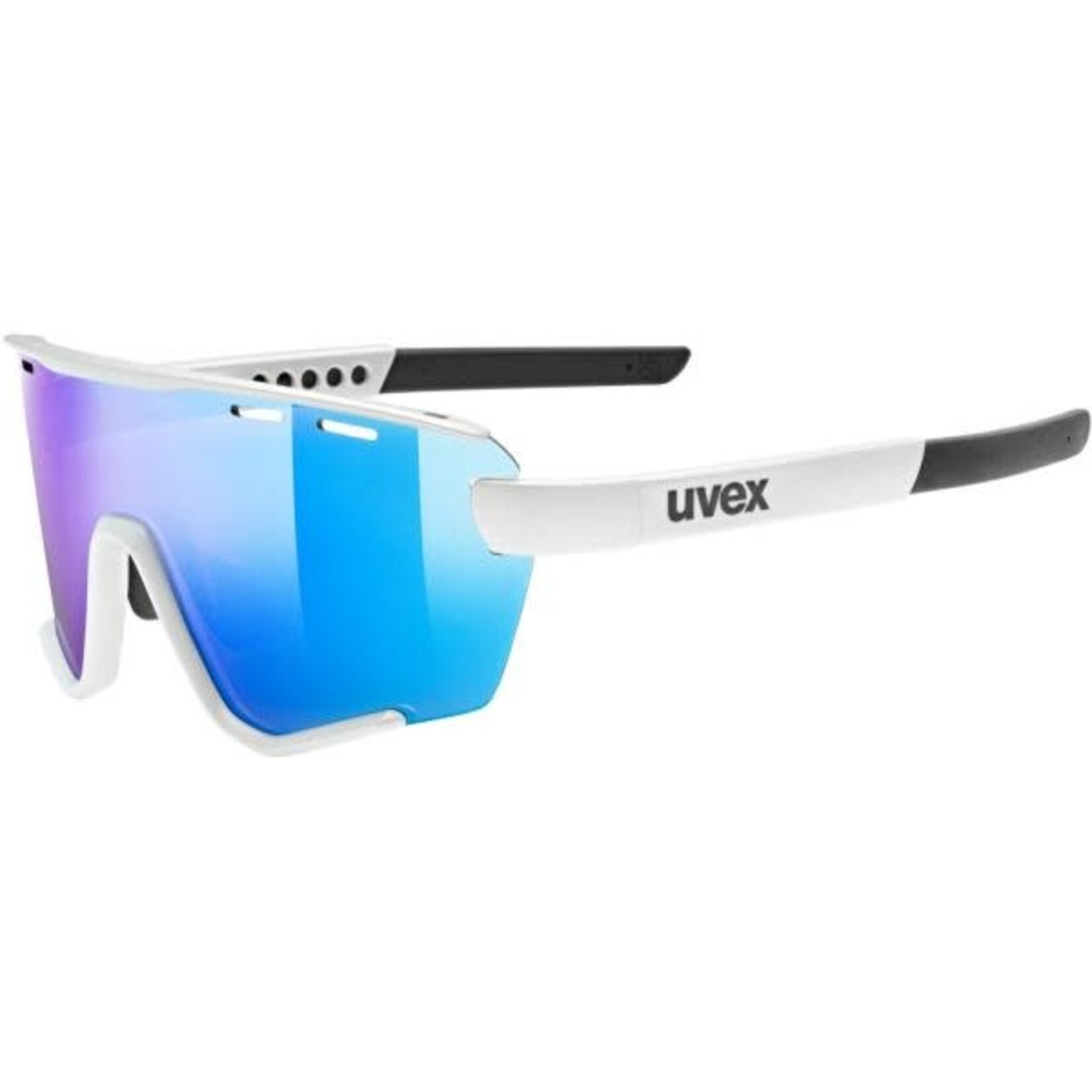 UVEX UVEX SUNGLASSES SPORTSTYLE 236 S CLOUD MATTE W/ MIRROR BLUE CAT 3 + CLEAR CAT 0