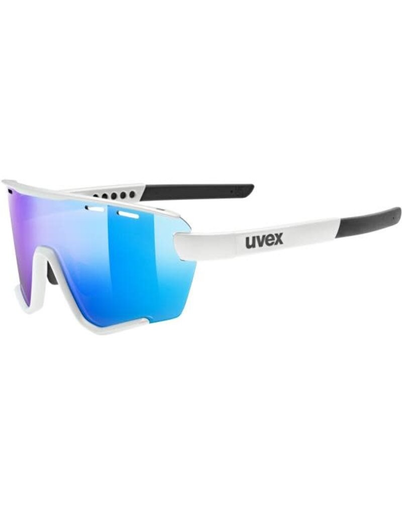 UVEX UVEX SUNGLASSES SPORTSTYLE 236 S CLOUD MATTE W/ MIRROR BLUE CAT 3 + CLEAR CAT 0